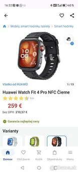 Huawei watch fit 4pro nfc