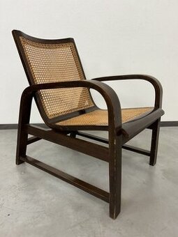 Oddychové art deco kreslo no.668 Thonet Debrecen