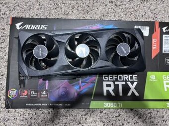 Gigabyte Aorus RTX 3060Ti 8GB ELITE + Zaruka