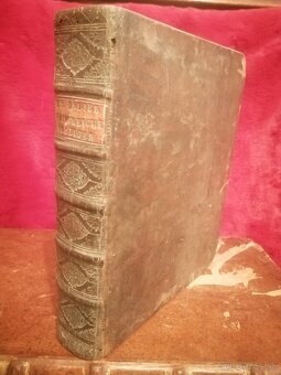 Stará vzácna nemecká kniha z r. 1733