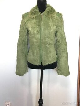 Dámsky krátky kožuch zo zajaca 36/38