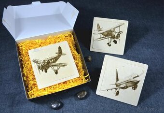 Drevené puzzle – Lietadlá (retro & moderné)