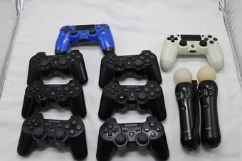Balík poškodených ovládačov PS1/PS2/PS3/PS4 + Move