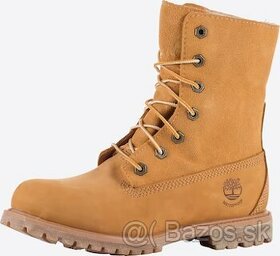 kožené vysoké Timberland topánky