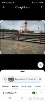 Kupim použite  betonove stlpy z elektrickeho vedenia