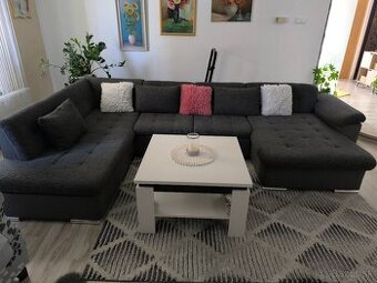 Predám sedaciu súpravu + taboretku