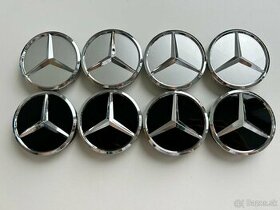 Mercedes-Benz stredové krytky (new) 60mm - 1