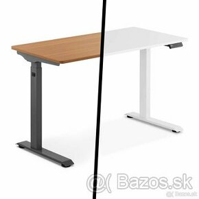 Výškovo nastavitelný stôl s doskou 120x60cm