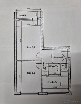 2-izbový byt, 56 m² – Národná trieda, Košice – Sever