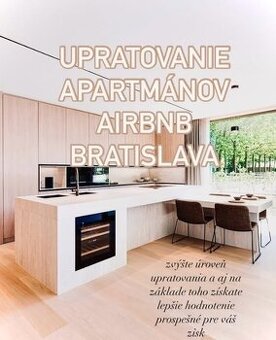 Upratovanie apartmánov AIRBNB , booking