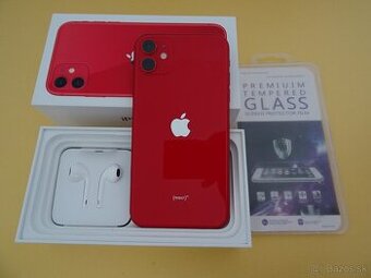 iPhone 11 128GB RED - ZÁRUKA 1 ROK