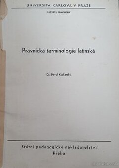 Právnická terminologie latinská