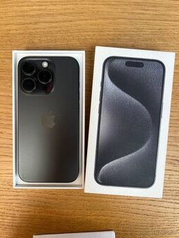 Predám iPhone 15 PRO 128GB, TOP stav, ZARUKA, VOLNY