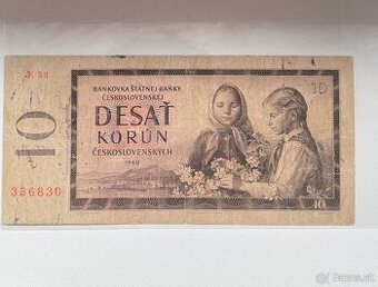 10Kčs 1960