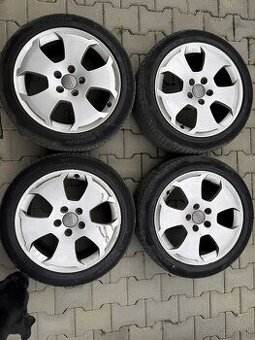 Original Audi disky s letnymi pneu 225/45 R17