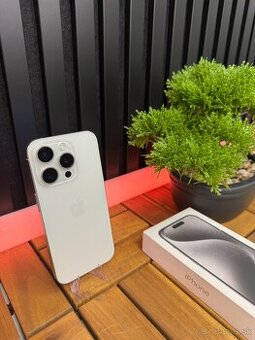 🌟 iPhone 15 Pro 128 GB White Titanium | Záruka 1 Rok