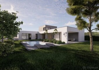 Luxusný 5-izbový dvojpodlažný rodinný dom s bazénom.