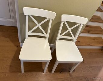 Jedálenská stolička EJBY biela JYSK