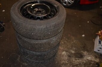 16" plech. disky 5x112 so zimn. pneum. 205/55 R16
