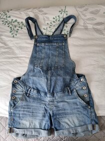 Tehotenské krátke džínsy/rifle H&M - 1