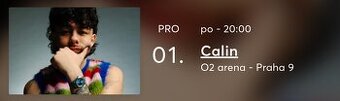 Calin koncert O2 - 1.12.2025