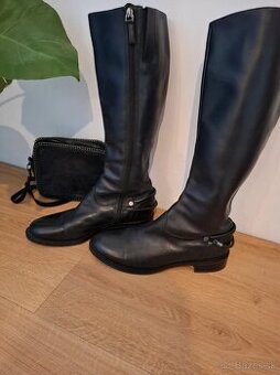 Nové kožené čižmy Ecco...veľ. 40