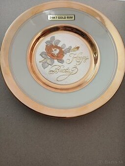 Mandarin the Art of Chokin - čínsky porcelán, ozdobný tanier - 1