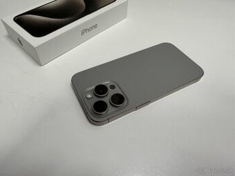 Apple iPhone 15 PRO 512GB, natural titanium v záruke Telekom
