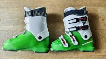 Detské lyžiarky Sportisimo/Alpina - chodidlo do 250mm