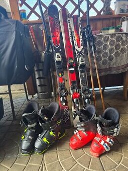 Lyže a lyžiarky detské