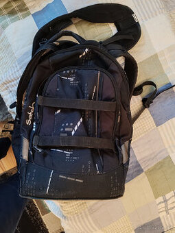 Školský batoh pre druhý stupeň Satch Ninja Matrix reflexný