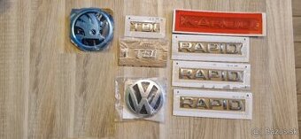 Nalepky,  emblémy, znaky škoda, vw