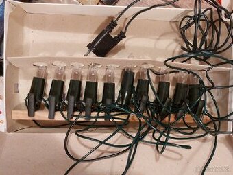 Retro ziarovky na stromcek