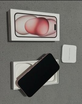 Predám Apple iphone 15 128GB Pink Stav Nového Telefónu