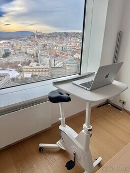 Home office bicykel so stolíkom – Ako nový