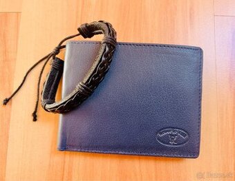 Kožená pánska peňaženka