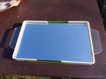 Starožitný podnos so zrkadlom