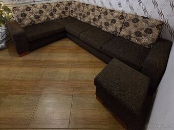 Sedacia súprava + taburet