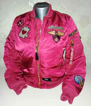 Bunda ALPHA INOUSTRIES - veľkosť Small - originál