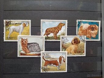 Poštové známky č.1022 - Sharjah - psi komplet