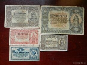Staré Maďarské bankovky