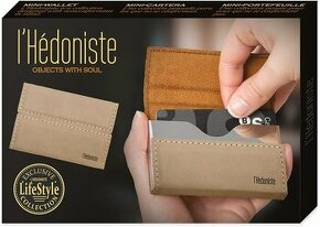 Kožená mini peňaženka / puzdro na karty Balvi - l'Hédoniste
