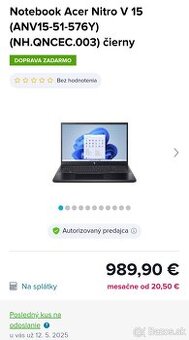 Acer Nitro V 15