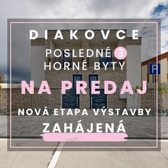 NOVOSTAVBA 3 - izbový byt + dve parkovacie miesta v cene