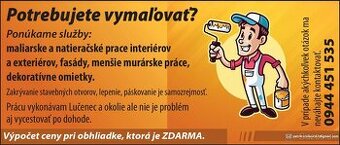 Maliarske práce