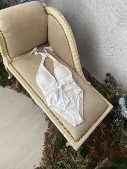 Dámske jednodielne plavky CAPRI Biela Perla