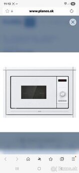 Vstavaná mikrovlnná rúra Mora