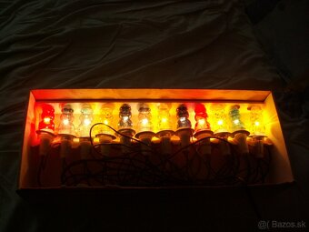 Vianočné osvetlenie - snehuliaci.