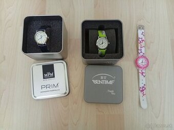 3x náramkové hodinky