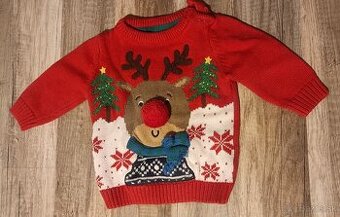 Vianočné oblečenie pre bábätká (0-3m)